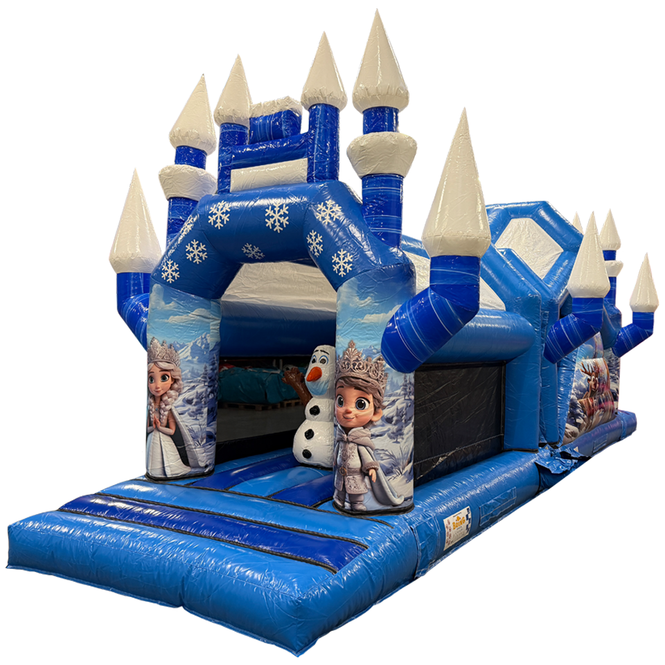 2-Part 11m Run Snow Princess Castle