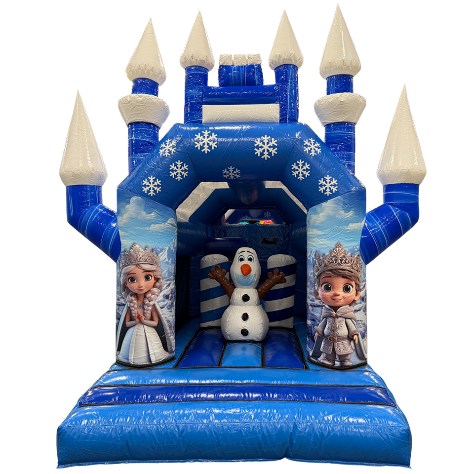 2-Part 11m Run Snow Princess Castle