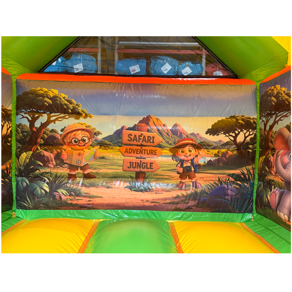 Aframe Mini Safari Bouncy Castle