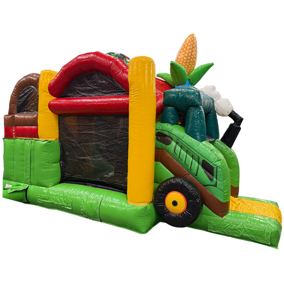 Bouncy Castle with 2 Slides 3D Farm