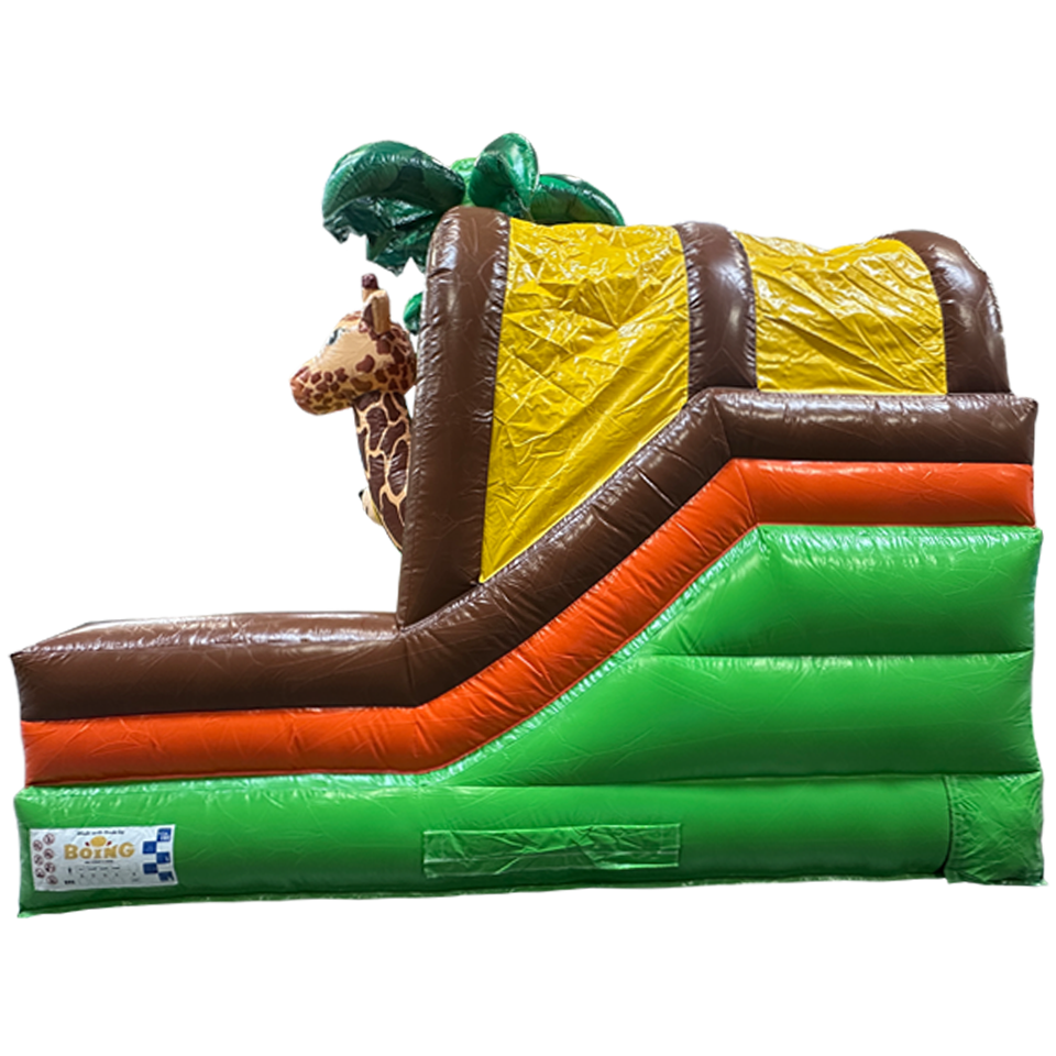 Bouncy Castle with 2 Slides 3D Safari