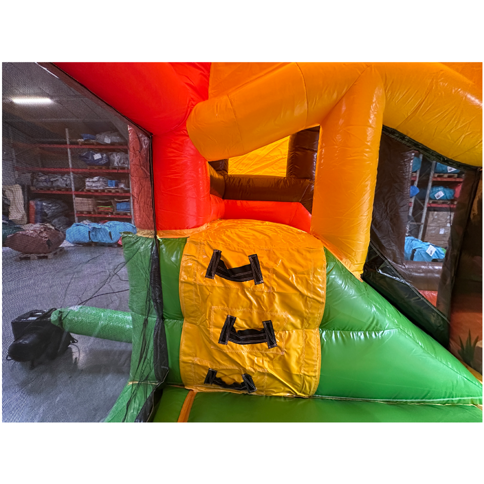 Bouncy Castle with 2 Slides 3D Safari
