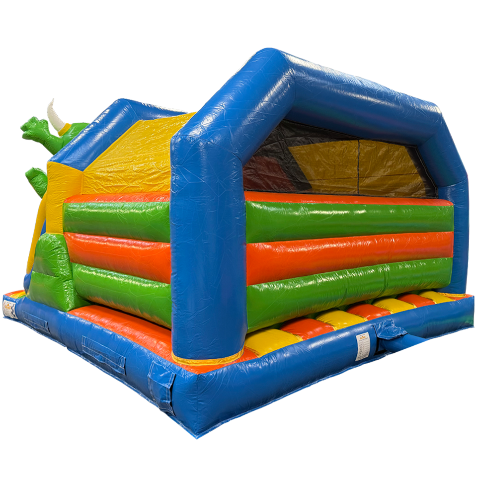 Combo Midi 2 Slides Cookie Monster Bouncy Castle without Small Pools