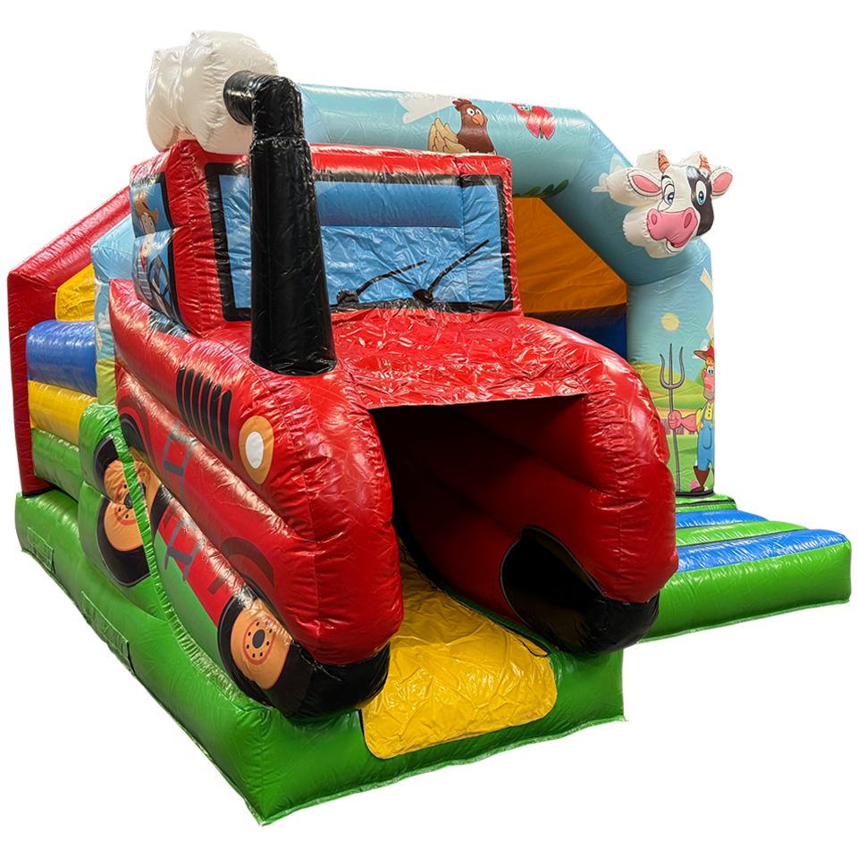 Combo Midi 3D Farm Bouncy Castle