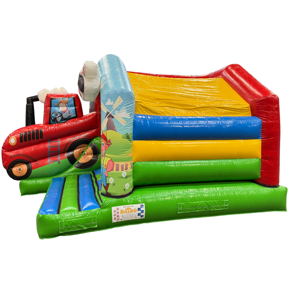 Combo Midi 3D Farm Bouncy Castle