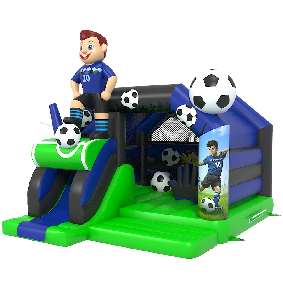 Combo Midi 3D Level Up Bouncy Castle with Obstacle