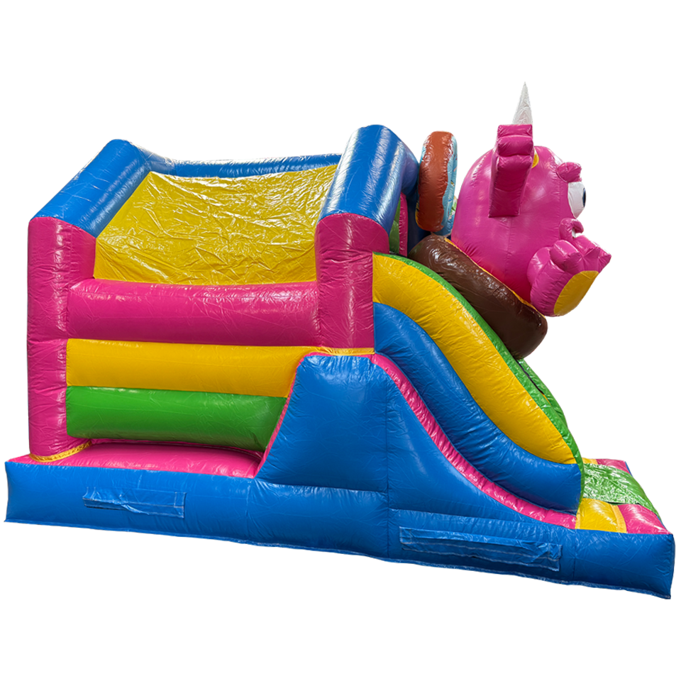 Combo Mini 3D Cookie Monster Bouncy Castle