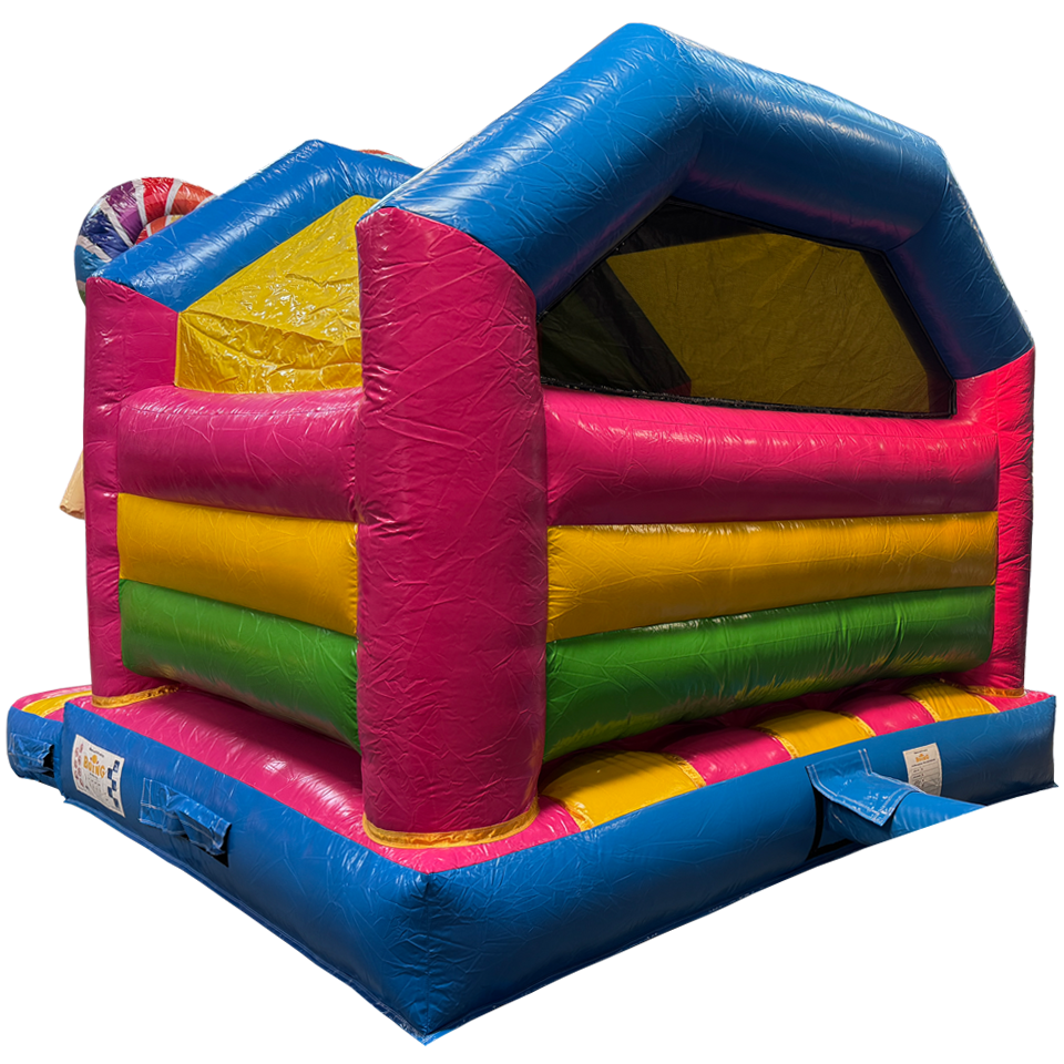 Combo Mini 3D Cookie Monster Bouncy Castle