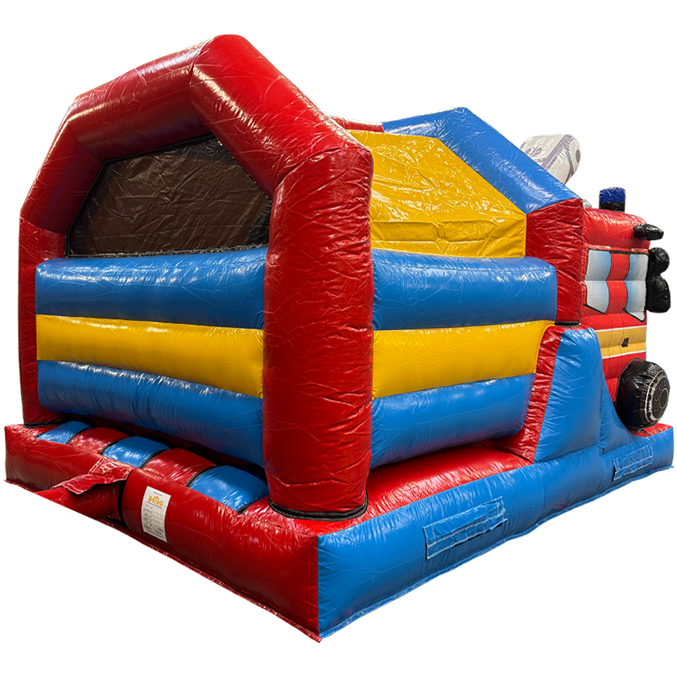 Combo Mini 3D Fire Truck Bouncy Castle