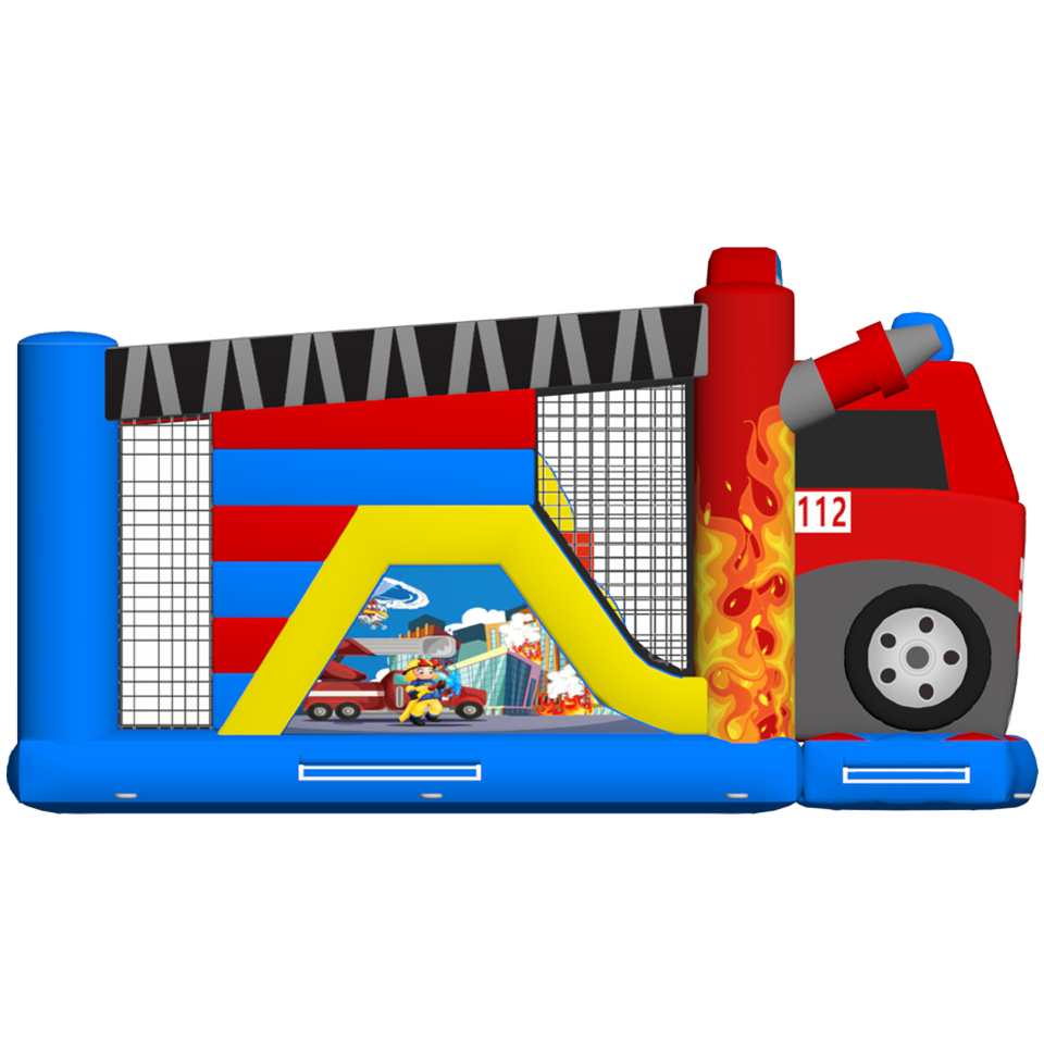 Multiplay Maxi 2 Slides Fire Truck