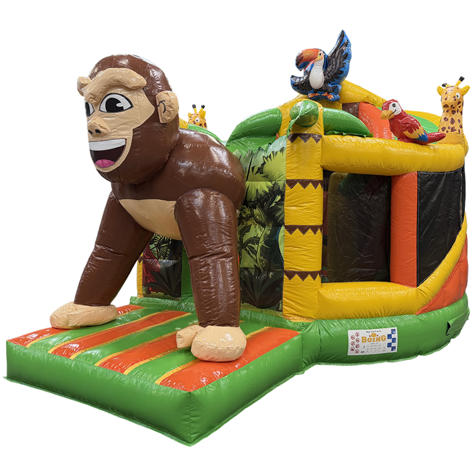 Twist N Slide Gorilla Bouncy Castle