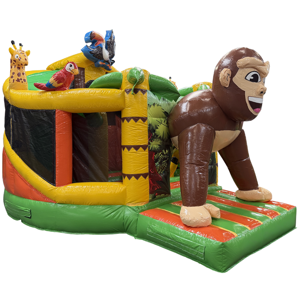 Twist N Slide Gorilla Bouncy Castle