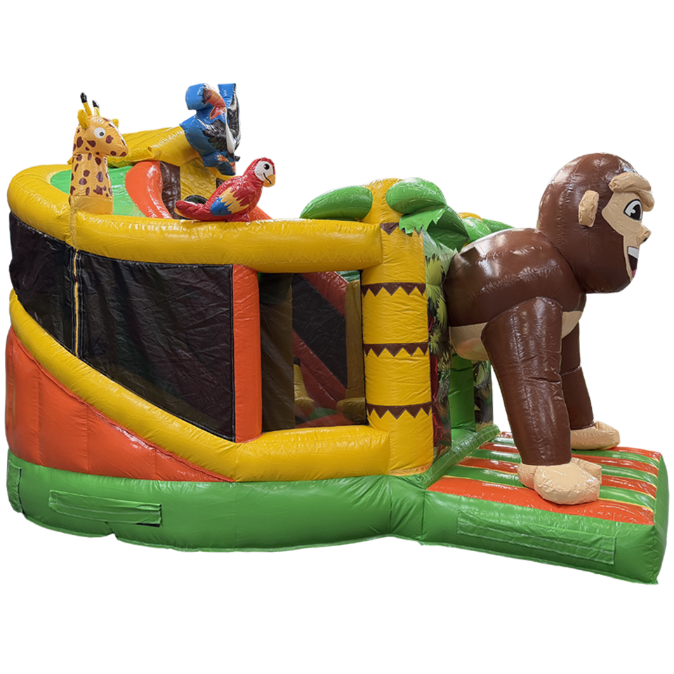 Twist N Slide Gorilla Bouncy Castle