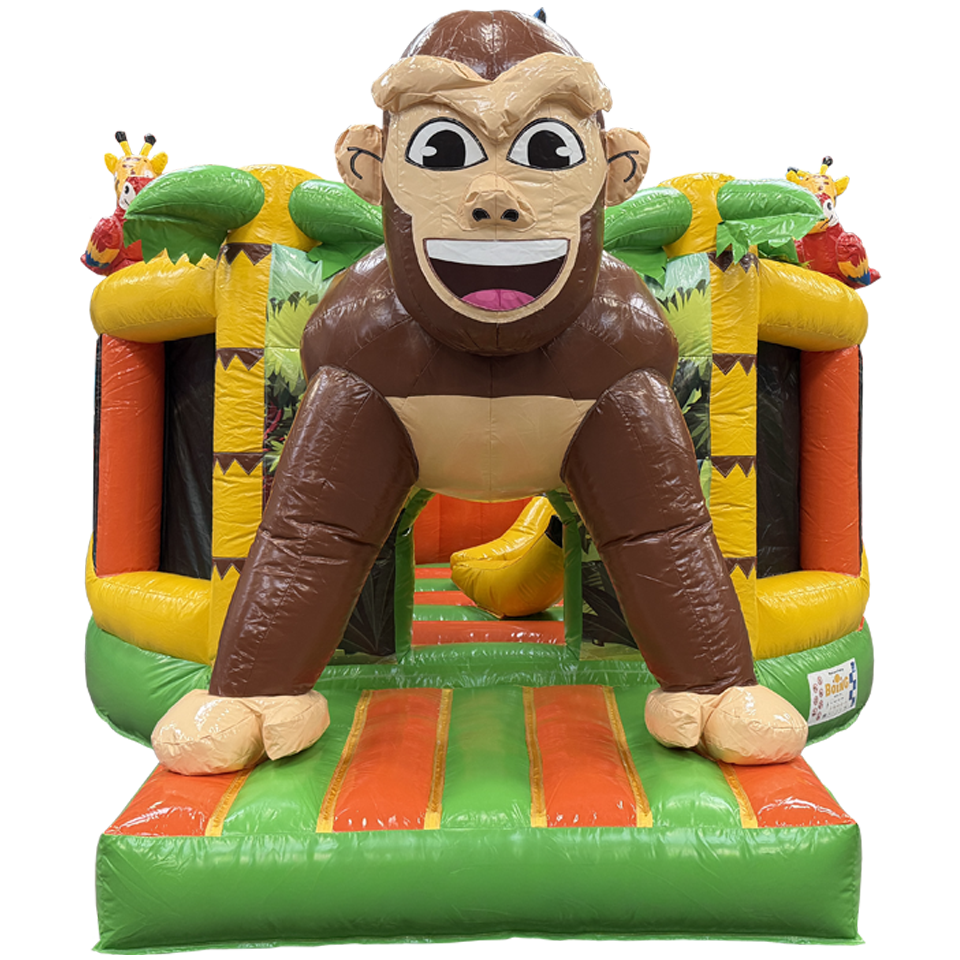 Twist N Slide Gorilla Bouncy Castle