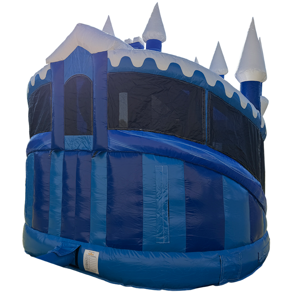 Twist N Slide Snow Princess Bouncy castle