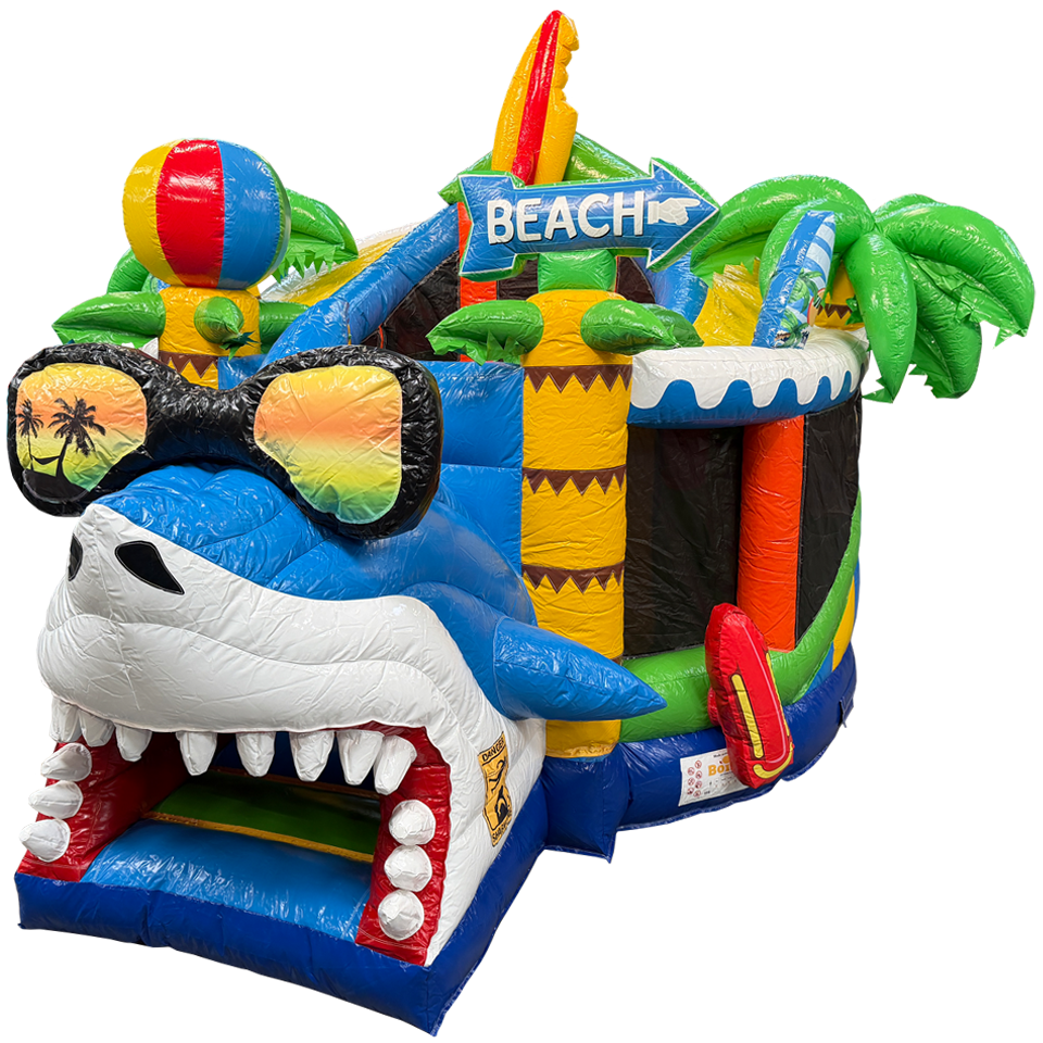 Twist N Slide Surfing Shark Inflatable
