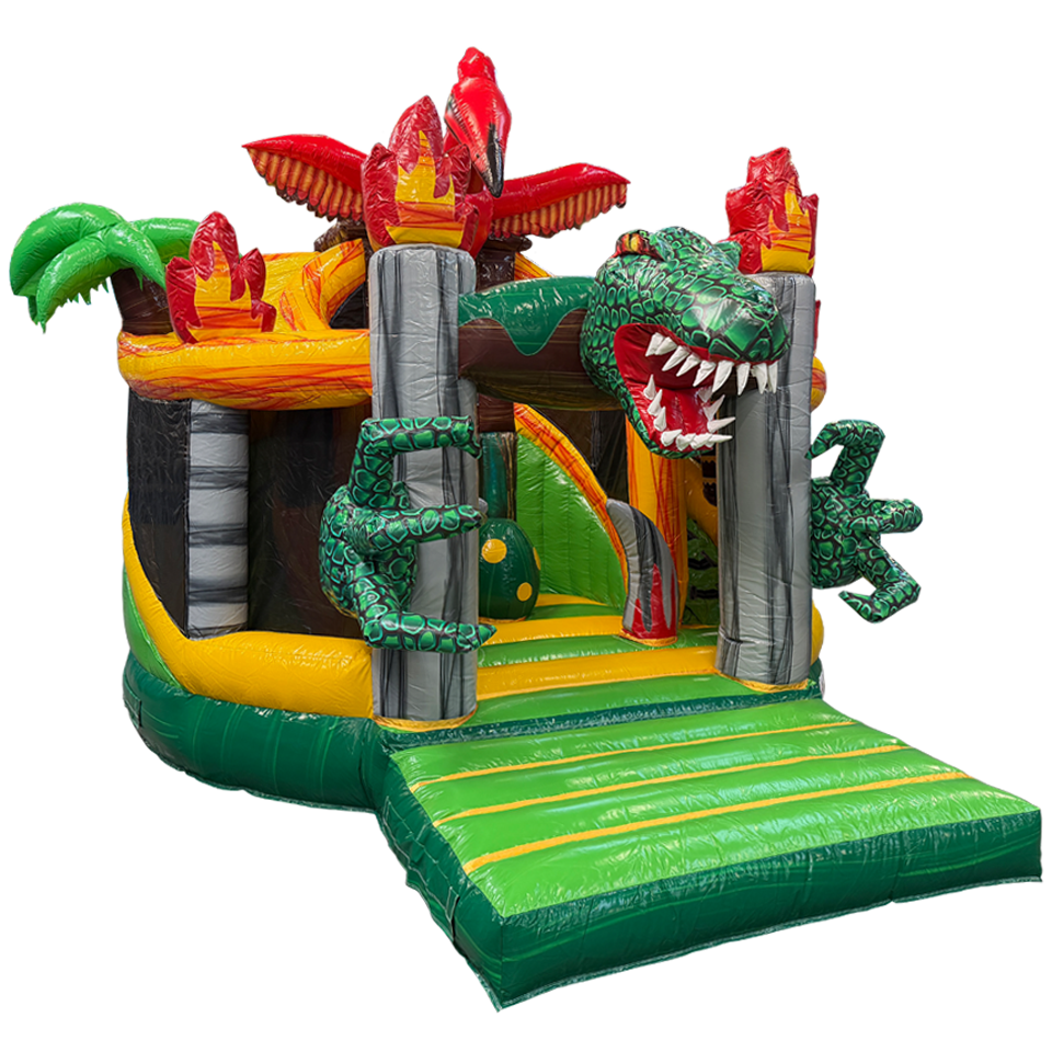 Twist N Slide T-Rex Bouncy Castle