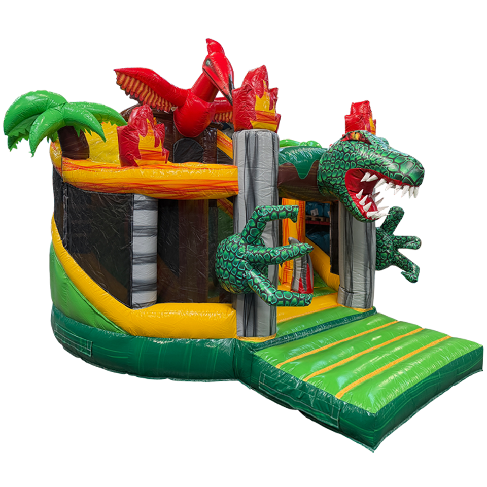 Twist N Slide T-Rex Bouncy Castle