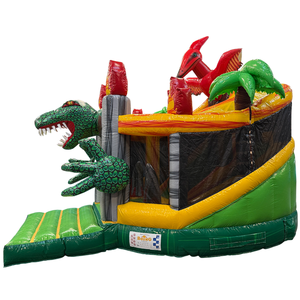 Twist N Slide T-Rex Bouncy Castle