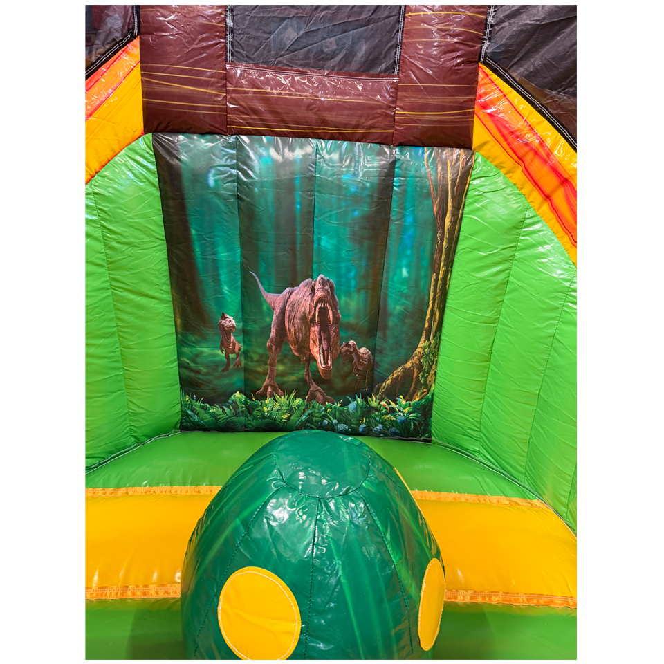 Twist N Slide T-Rex Bouncy Castle