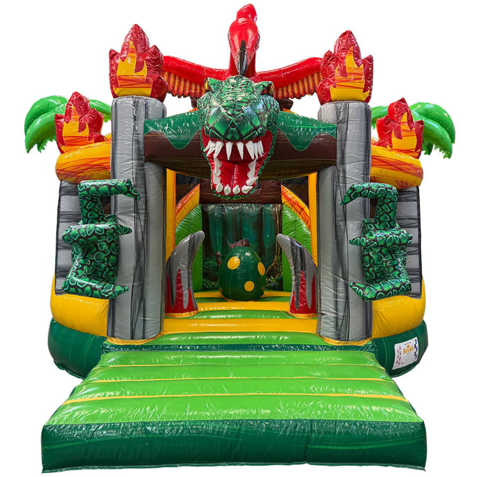 Twist N Slide T-Rex Bouncy Castle